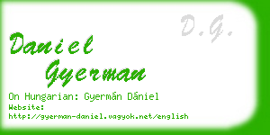 daniel gyerman business card